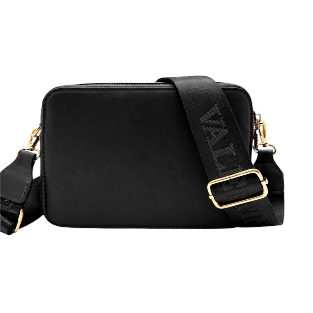 Valentino Orlandi Black Crossbody Bag with Gold Studs - Picture 2 of 2